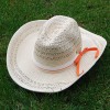 Paper straw hat